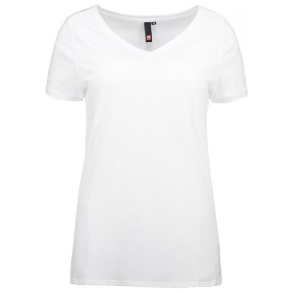Pro Wear ID 0543 Core V-Neck Tee Ladies White