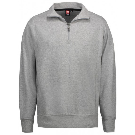 Pro Wear ID 0603 Men High Collar Sweatshirt Grey Melange