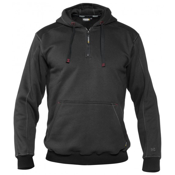 Dassy Indy Sweater met kap Antracietgrijs/Zwart