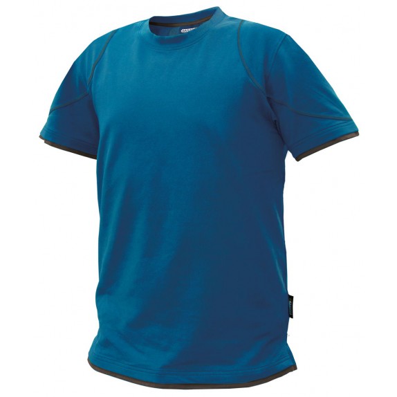 Dassy Kinetic T-shirt Azuurblauw/Antracietgrijs
