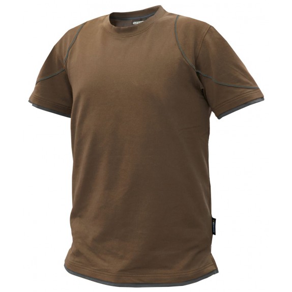 Dassy Kinetic T-shirt Leembruin/Antracietgrijs