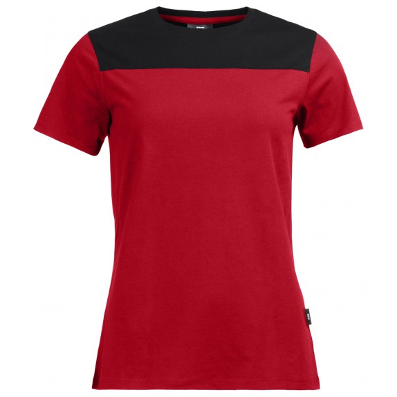 FHB Kira T-Shirt Rood-Zwart