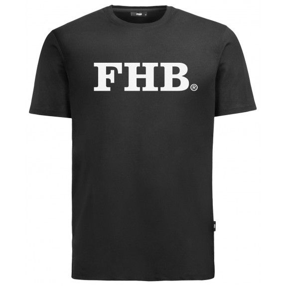 FHB Phil T-Shirt met FHB Zwart