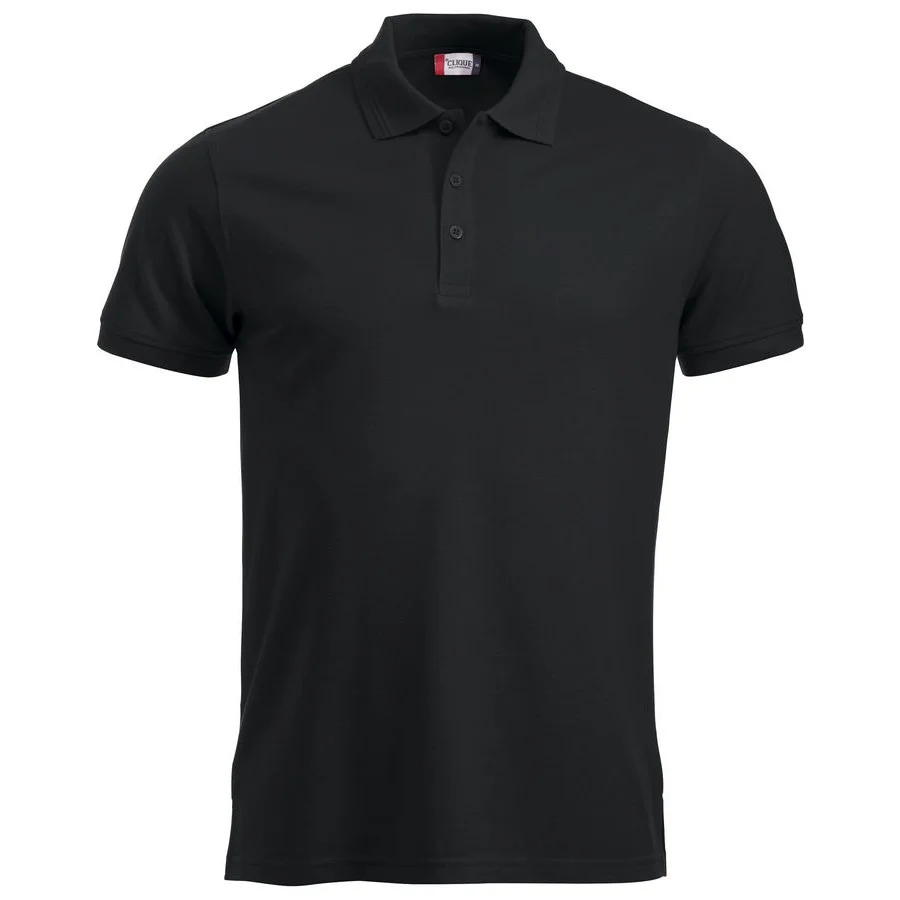 Clique Manhattan Heren Polo Zwart