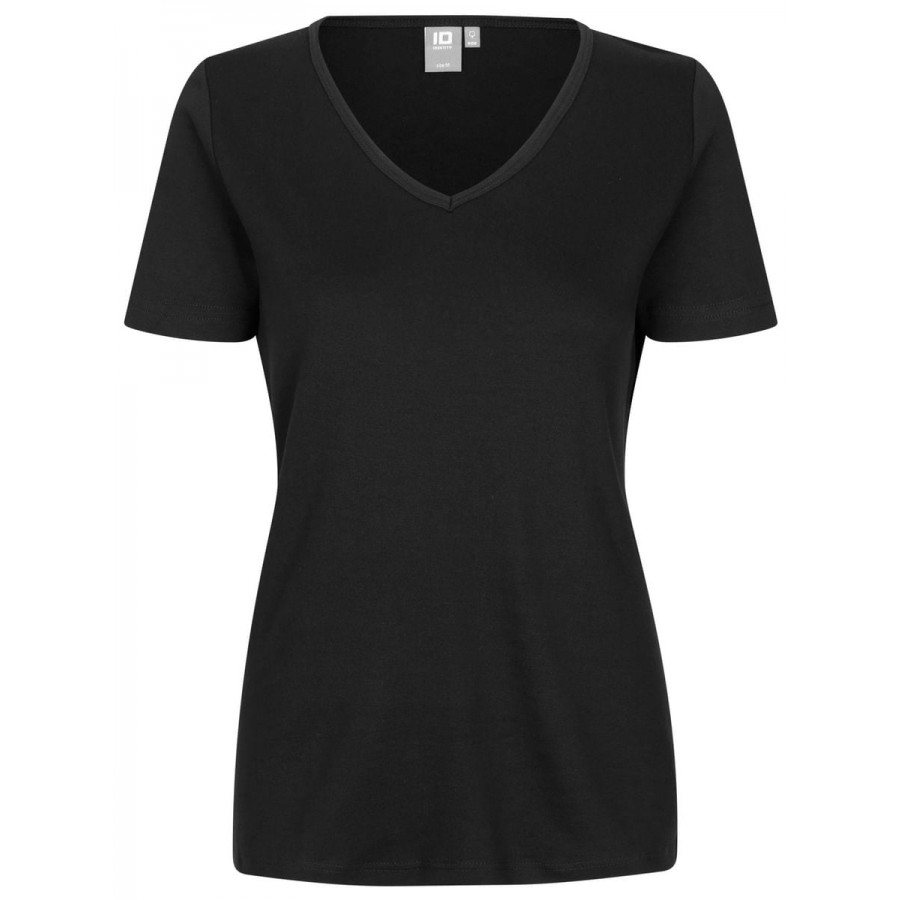 black tshirt v neck