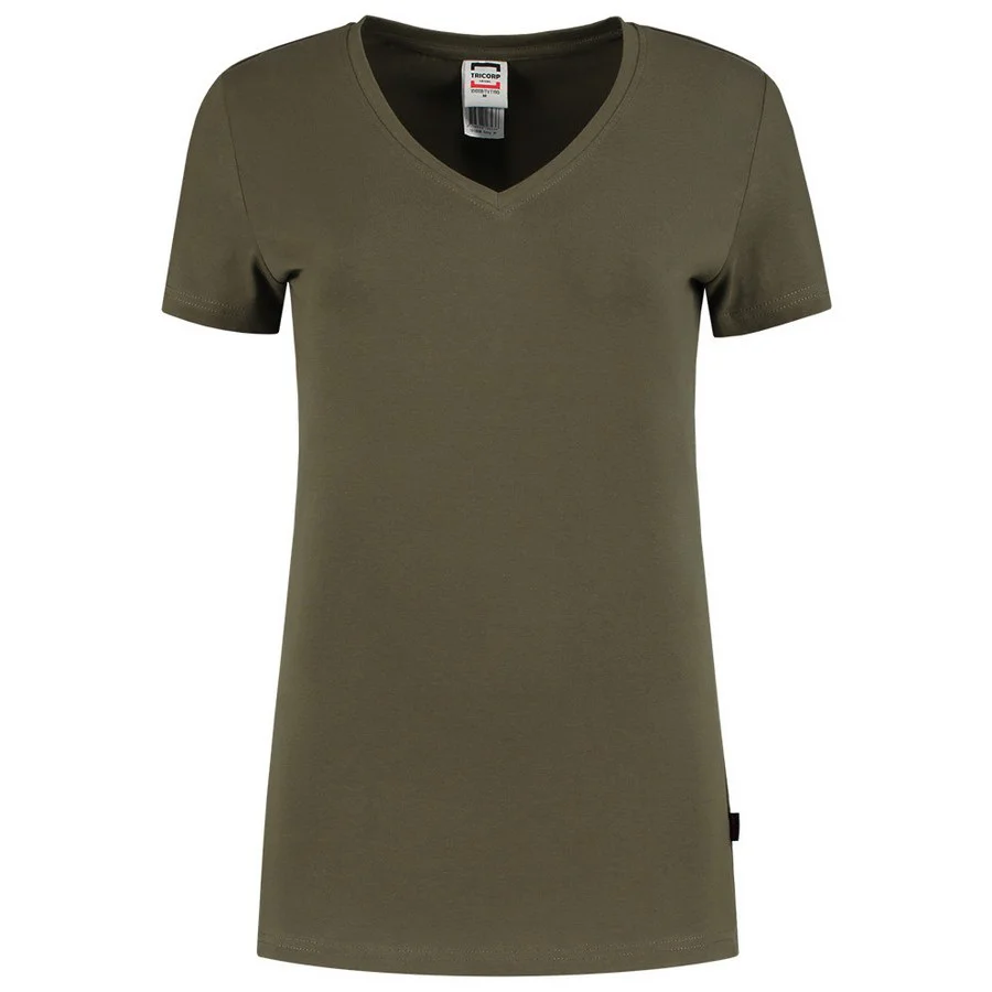 Zwart v hals shirt dames sales