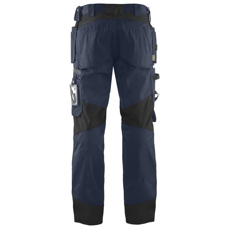 Blaklader 1555 1860 Werkbroek met spijkerzakken Donker marineblauw Zwart