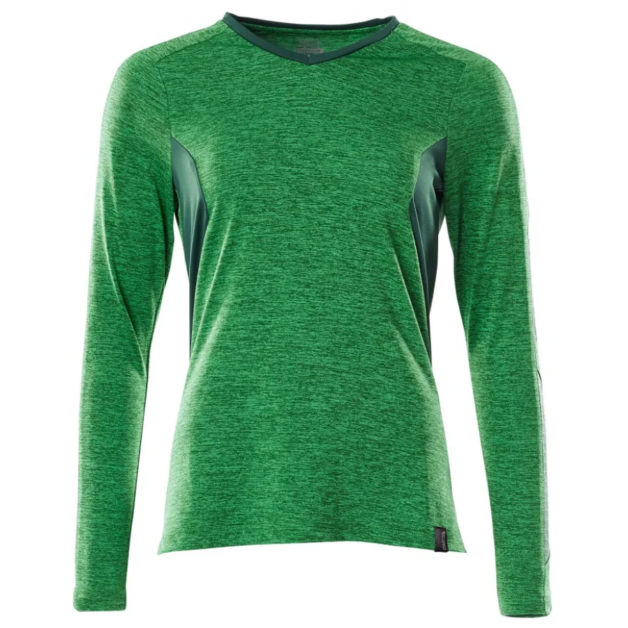 Groen shirt lange mouwen dames sale