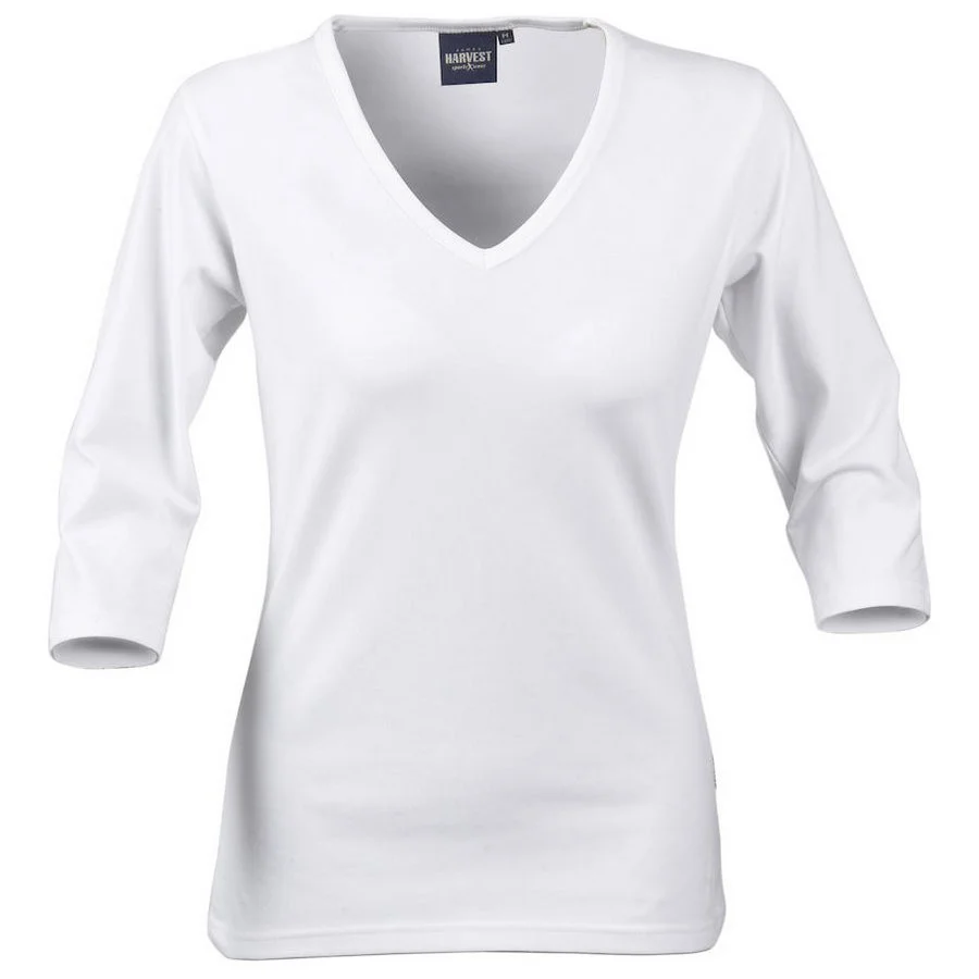 Wit shirt v hals clearance