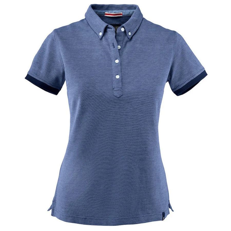 Donkerblauwe polo dames sales