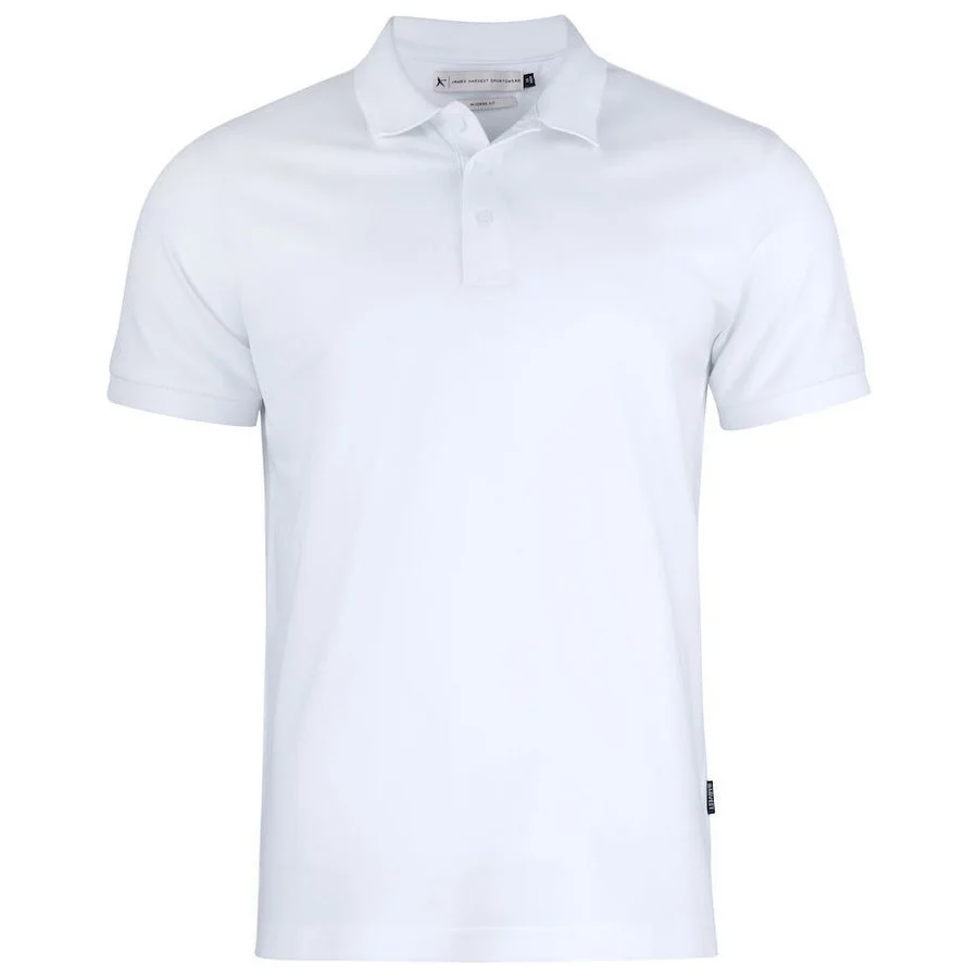 smaak Verliefd zoete smaak Harvest Sunset Modern Poloshirt Heren Wit | Snel Bezorgd