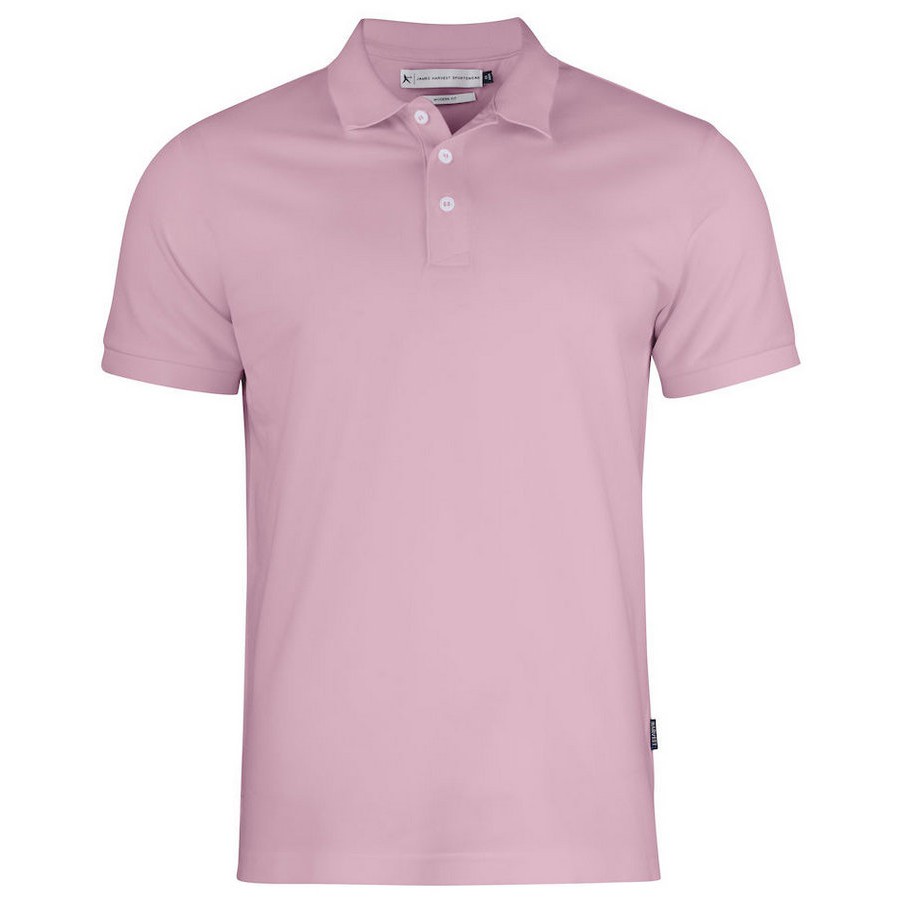 Roze poloshirt store heren