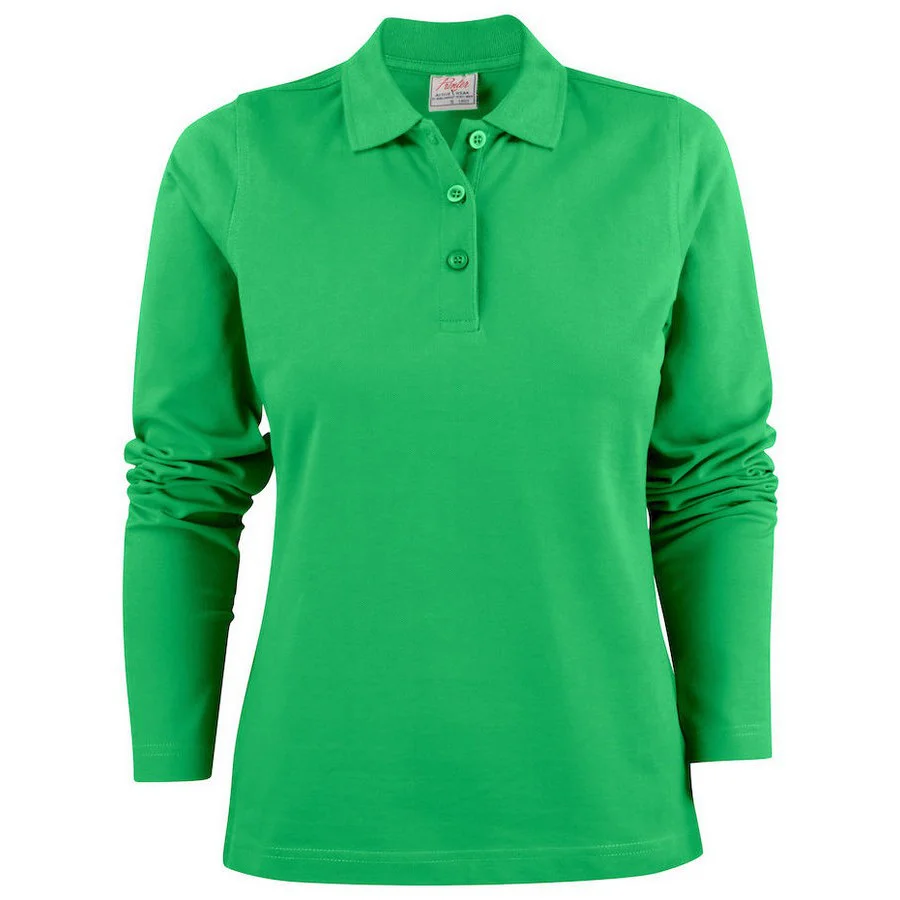 Knop beddengoed catalogus Printer Surf Poloshirt Lange Mouwen Dames Frisgroen | 9,2 Rating