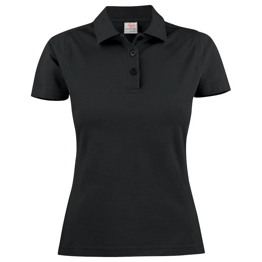 Zwart poloshirt dames online
