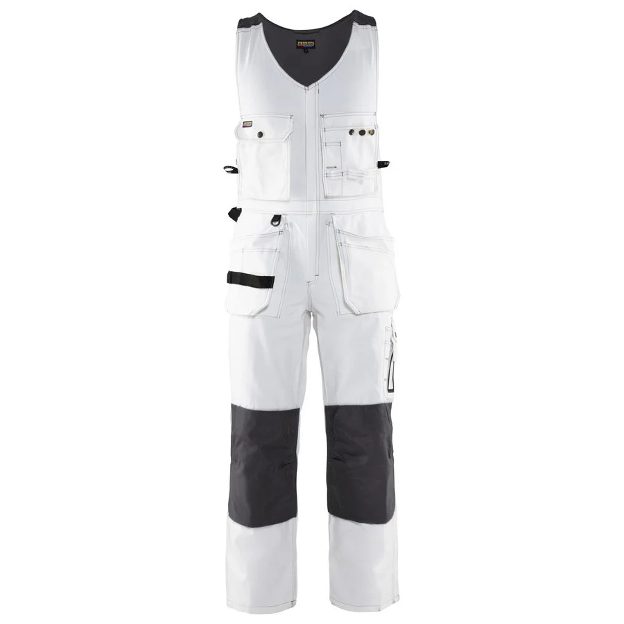 jeans Vleugels milieu Blåkläder 2532-1210 Amerikaanse overall Wit/Donkergrijs