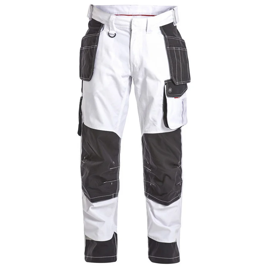 F. Engel 2811 254 Werkbroek Wit Antraciet Gratis Bezorging