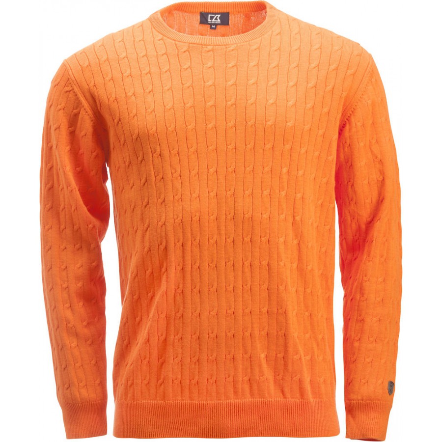 & Buck Knitted Sweater Heren Bloed Oranje | CDM