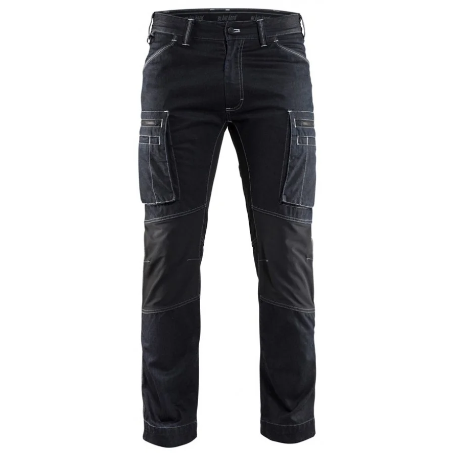 Blaklader 1459 1142 Service werkbroek met stretch Marineblauw Zwart