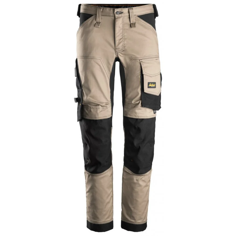 Snickers 6341 AllroundWork Stretch Werkbroek Khaki Kopen bij CDM