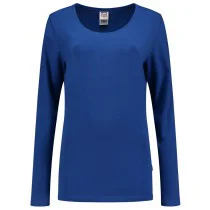 Lichtblauw t shirt lange hot sale mouw