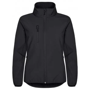 Clique Classic Softshell Jacket Dames Zwart