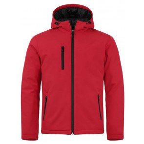 Clique Padded Hoody Softshell Rood