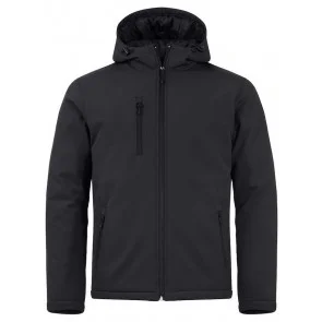 Clique Padded Hoody Softshell Zwart