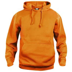 Clique Basic hoody Signaaloranje