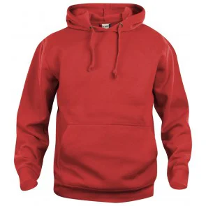 Clique Basic hoody Rood