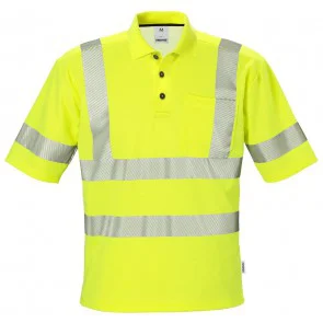 Fristads High vis poloshirt klasse 3 7406 PHV Hi-Vis geel