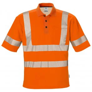 Fristads High vis poloshirt klasse 3 7406 PHV Hi-Vis oranje