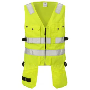 Fristads High vis vest klasse 2 5003 PLU Hi-Vis geel