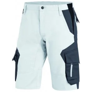 FHB Wulf Bermuda Wit-Antraciet