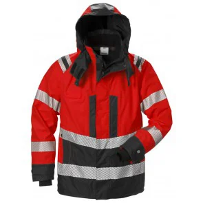 Fristads High Vis Airtech® shelljack klasse 3 4515 GTT Hi-Vis rood/zwart