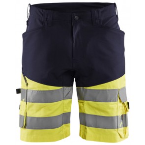 Blåkläder 1541-1811 Short Stretch High Vis Marineblauw/Geel