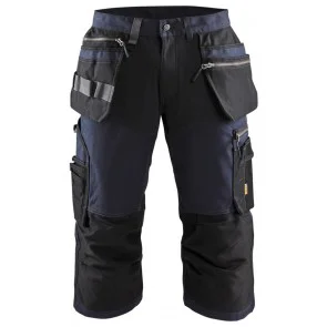 Blåkläder 1597-1343 Piraatbroek stretch Donker marineblauw/Zwart