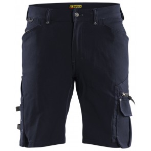 Blåkläder 1987-1644 Korte broek Stretch Zonder Spijkerzakken Marineblauw/Zwart