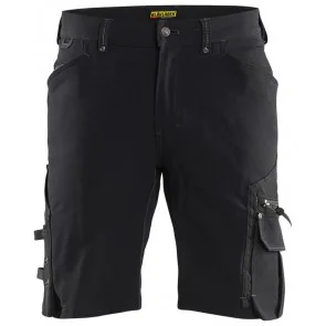 Blåkläder 1987-1644 Korte broek Stretch Zonder Spijkerzakken Zwart