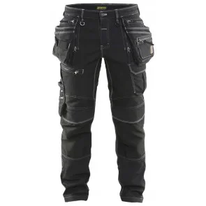 Blaklader 1990 1141 Werkbroek Denim Stretch X1900 Zwart CDM