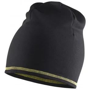 Blåkläder 2023-2532 Power beanie Zwart/Geel maat onesize