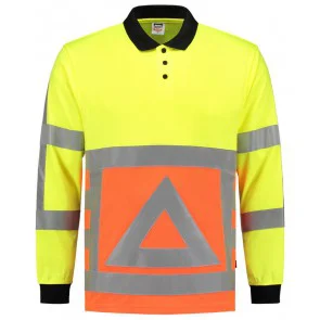 Tricorp 203002 Poloshirt Verkeersregelaar Fluor Oranje/Geel