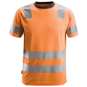 Snickers 2530 High-Vis T-shirt Klasse 2 High Vis Oranje
