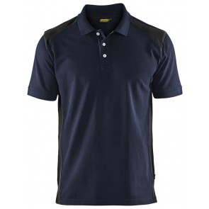 Blåkläder 3324-1050 Poloshirt Piqué Donker marineblauw/Zwart