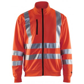 Blåkläder 3358-1974 Sweatshirt High Vis Rood Highviz
