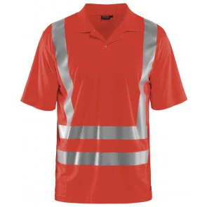 Blåkläder 3391-1011 Poloshirt High Vis Fluor Rood
