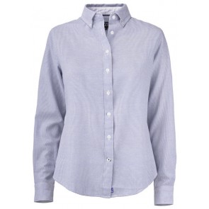 Cutter & Buck Belfair Oxford Shirt Dames Blauw/Wit