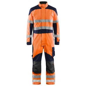 Blåkläder 6089-1513 Multinorm inherent overall High Vis Oranje/Marineblauw
