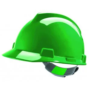 MSA V-Gard veiligheidshelm met Push-Key binnenwerk (GV141) groen