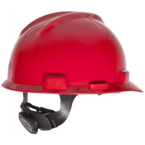 MSA V-Gard veiligheidshelm met Fas-Trac III binnenwerk (GV132) rood