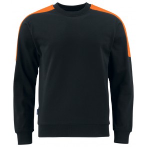 Projob 2125 Sweatshirt Zwart/Oranje